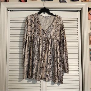 snakeskin shirt